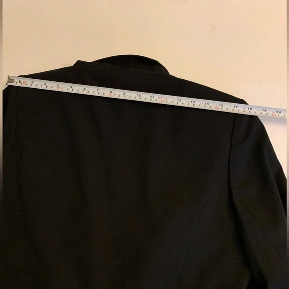 Cabi City Blazer Sz 10 - - Black One Button Up Jacket - Picture 11 of 13